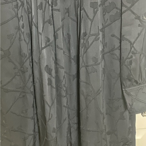 Rag & Bone Rubie Silk Burnout  Popover Relaxed Fit Mini Dress Black, Sz Med - Picture 11 of 16